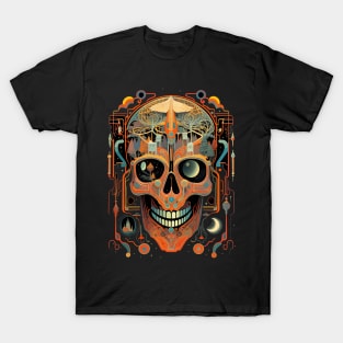 Halloween Day of the Dead Sinister Sugar Skull T-Shirt